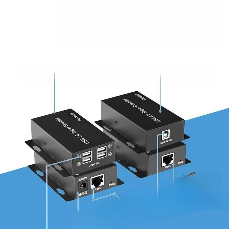 60M high definition HDMI KVM 60M Extender cable RJ45 to HDMI USB Extender Dual output
60M high definition HDMI KVM 60M Extender cable RJ45 to HDMI USB Extender Dual output