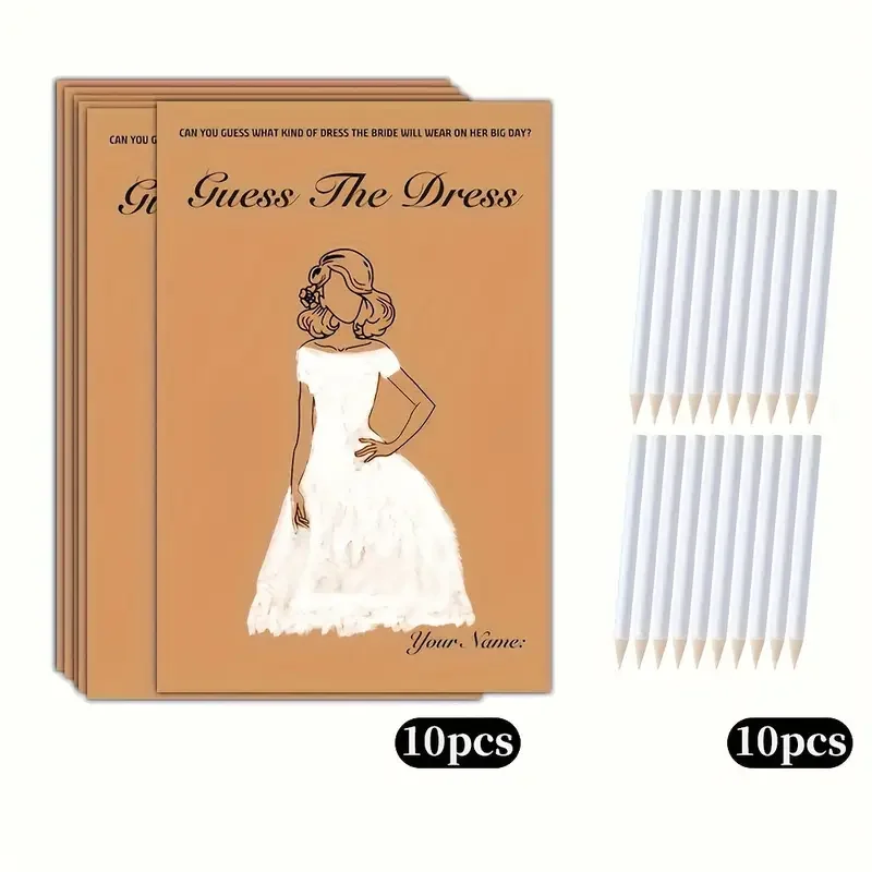 Fun Wedding Decorations Party Supplies Game Ideas Guess The Dress Bridal Shower Games Cards and White Pencils Included
Fun Wedding Decorations Party Supplies Game Ideas Guess The Dress Bridal Shower Games Cards and White Pencils Included