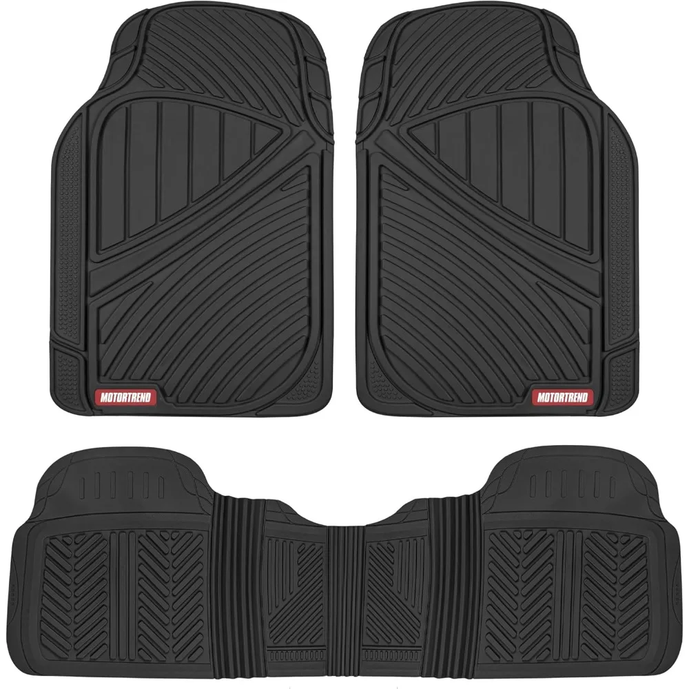 FlexTough Performance All Weather Rubber Car Floor Mats - 3 Piece Floor Mats Automotive Liners for Cars Truck SUV, Heavy-Duty W
FlexTough Performance All Weather Rubber Car Floor Mats - 3 Piece Floor Mats Automotive Liners for Cars Truck SUV, Heavy-Duty W