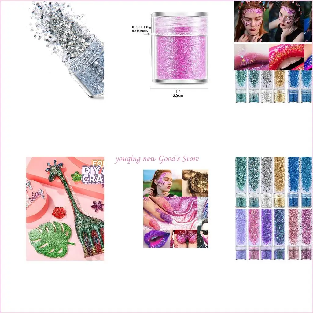 57QA 16 Color PET Glitter Flakes Decor Art Decorations Glitter
57QA 16 Color PET Glitter Flakes Decor Art Decorations Glitter