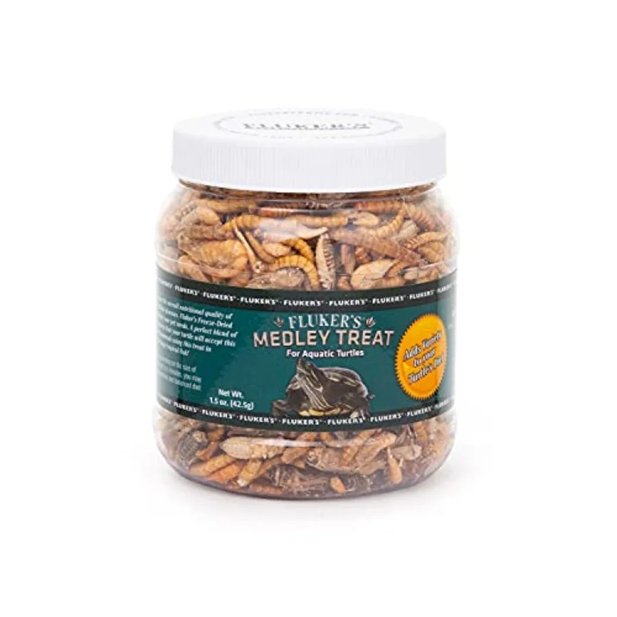 Medley Treat for Aquatic Turtles, River Shrimp, Mealworms, and Crickets, 1.5 oz
Medley Treat for Aquatic Turtles, River Shrimp, Mealworms, and Crickets, 1.5 oz