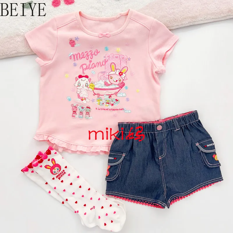 Cotton Cartoon Short Sleeve T-shirts Baby Girl Princess T-shirt Pianist Kawaii Round Neck Top Summer Children's Clothing
Cotton Cartoon Short Sleeve T-shirts Baby Girl Princess T-shirt Pianist Kawaii Round Neck Top Summer Children's Clothing