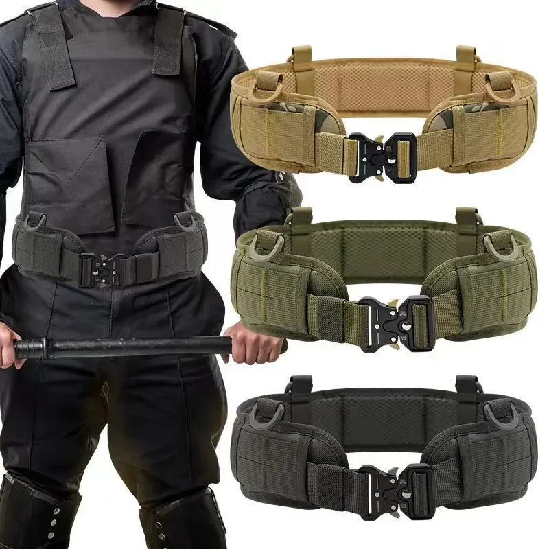 Tactical Belt Outdoor Work MenBelt Outdoor Work Men Belt Combat CS Hunting Paintball Padded Waist Belts Pocket Adjustable
Tactical Belt Outdoor Work MenBelt Outdoor Work Men Belt Combat CS Hunting Paintball Padded Waist Belts Pocket Adjustable