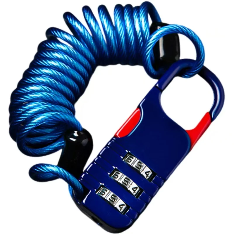 Bicycle Anti Theft Motorcycle Three Digit Password Combination Safety Cable Wire Rope Helmet Lock 60 * 22mm Safety Rope Lock
Bicycle Anti Theft Motorcycle Three Digit Password Combination Safety Cable Wire Rope Helmet Lock 60 * 22mm Safety Rope Lock