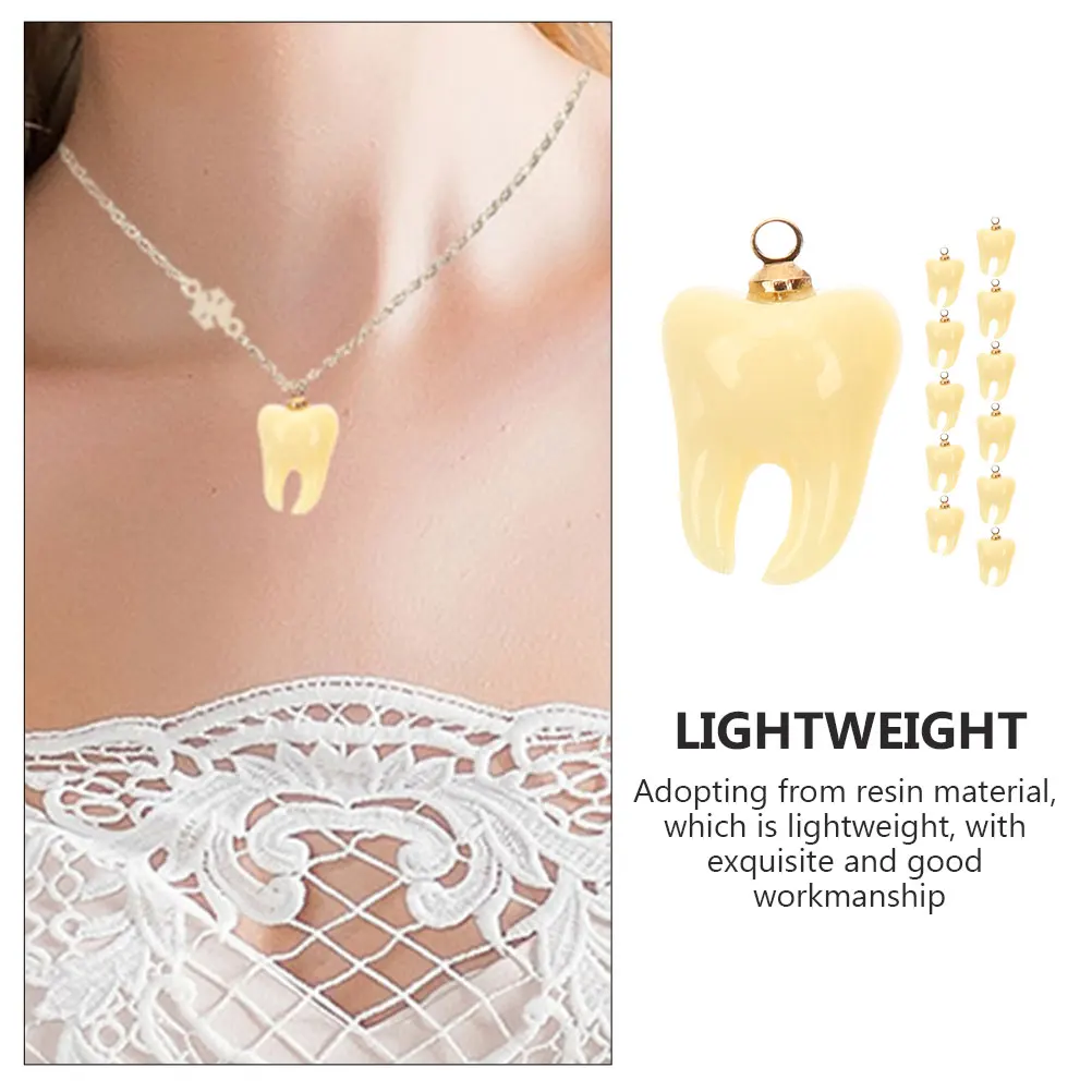 12 Pcs Tooth Resin Pendant Accessories Deciduous Teeth Jewelry Making Charms Craft Supplies DIY Party Decorations Lightweight
12 Pcs Tooth Resin Pendant Accessories Deciduous Teeth Jewelry Making Charms Craft Supplies DIY Party Decorations Lightweight