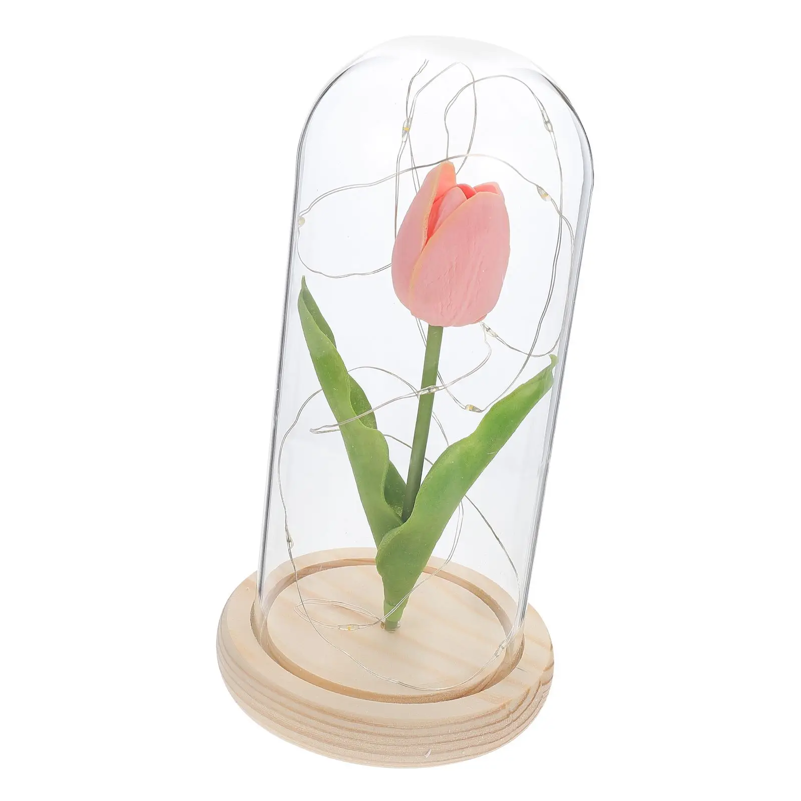 Tulip nament Lamp Fake Flower Glass Cover Light up Artificial Wood LED Decor Home Desktop Gift FestivalDaffodil LED Light
Tulip nament Lamp Fake Flower Glass Cover Light up Artificial Wood LED Decor Home Desktop Gift FestivalDaffodil LED Light