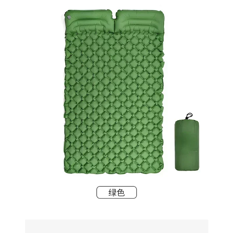 Moisture-proof double inflatable mattress, sleeping pad, ultra-lightweight folding travel sports equipment air mattress
Moisture-proof double inflatable mattress, sleeping pad, ultra-lightweight folding travel sports equipment air mattress