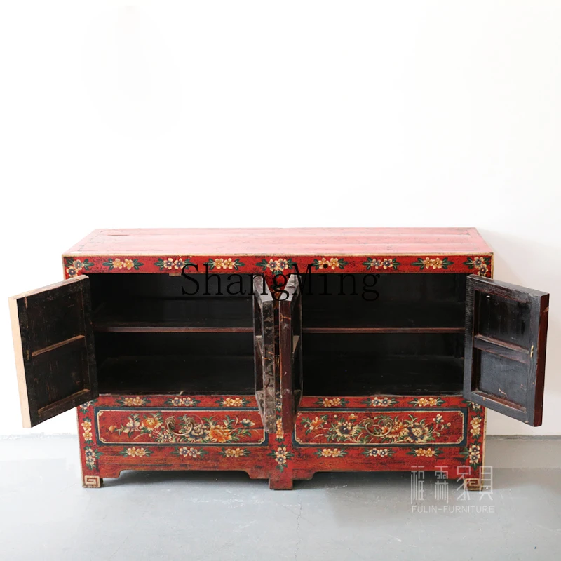 FG exquisite senior old elm classical side cabinet new Chinese antique painted entrance storage solid wood retro side cabinet
FG exquisite senior old elm classical side cabinet new Chinese antique painted entrance storage solid wood retro side cabinet