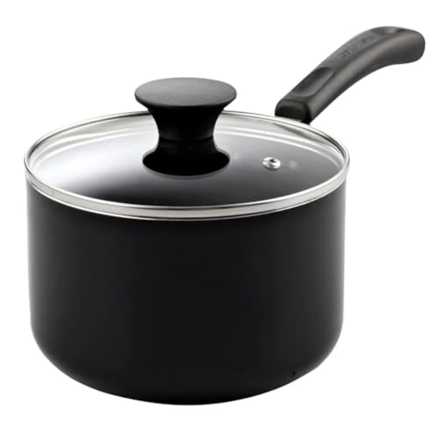 Basic 2 Quart Nonstick Saucepan with Glass Lid, Small Non Stick Aluminum Sauce Pan, Multi-Purpose Milk Chocolate Cooking Pot wi
Basic 2 Quart Nonstick Saucepan with Glass Lid, Small Non Stick Aluminum Sauce Pan, Multi-Purpose Milk Chocolate Cooking Pot wi