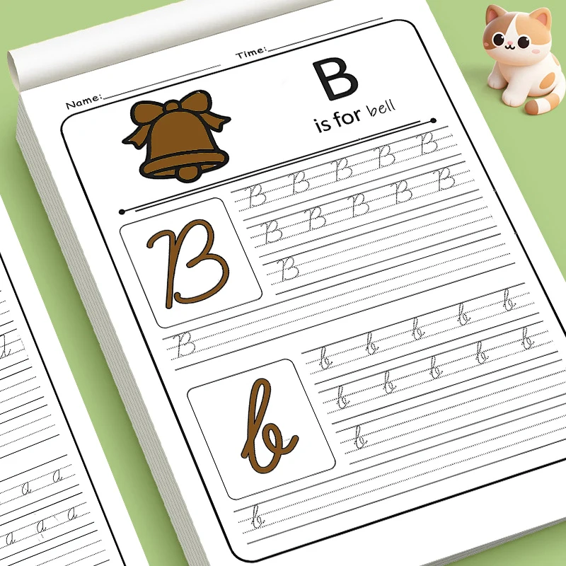 32 Pages Cursive Handwriting Practice Workbook with Lovely Cartoon Animal Patterns, Covering Alphabet, Words & Sentences
32 Pages Cursive Handwriting Practice Workbook with Lovely Cartoon Animal Patterns, Covering Alphabet, Words & Sentences