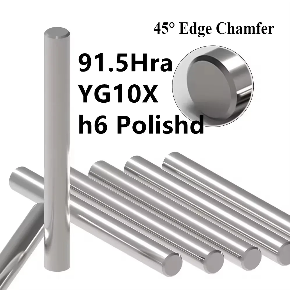 YG10X D2-D20mm 91.5hra CNC Lathe Machining Cutter Round Rod Solid Cemented Bars Sintered Carbide Round Rods
YG10X D2-D20mm 91.5hra CNC Lathe Machining Cutter Round Rod Solid Cemented Bars Sintered Carbide Round Rods