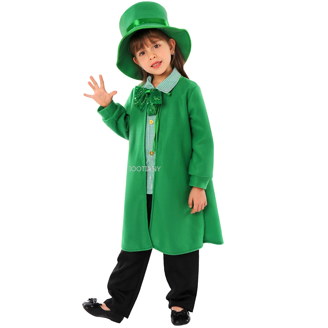 New Ireland St Patrick's Day Green Cape Children's School Holiday Party Performance Costume Party Stage Costumes
New Ireland St Patrick's Day Green Cape Children's School Holiday Party Performance Costume Party Stage Costumes