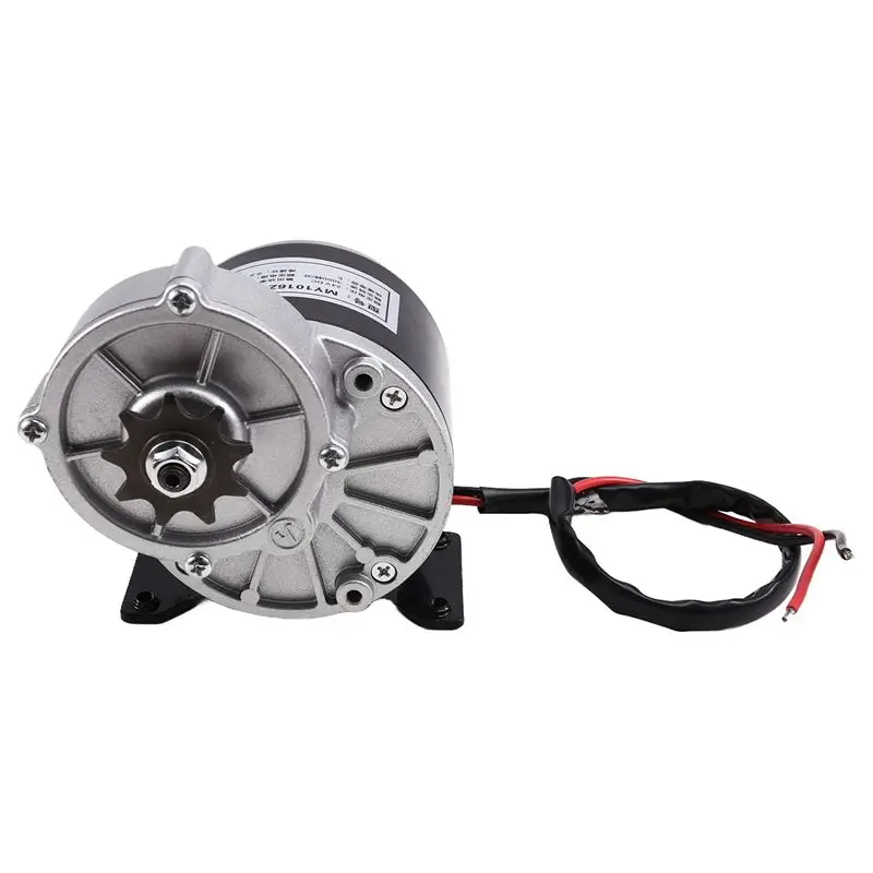 AEE5-24V 350W Gear Reduction Electric Motor With 9 Tooth Sprocket Brushed DC Motors Reductor E‑Bike Scooter Universal Motor
AEE5-24V 350W Gear Reduction Electric Motor With 9 Tooth Sprocket Brushed DC Motors Reductor E‑Bike Scooter Universal Motor