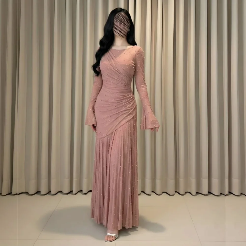 Customized Ladies Grace Beading Formal Evening Dress Trumpet Long Dresses Bespoke Occasion Prom Elegant Party High Quality
Customized Ladies Grace Beading Formal Evening Dress Trumpet Long Dresses Bespoke Occasion Prom Elegant Party High Quality