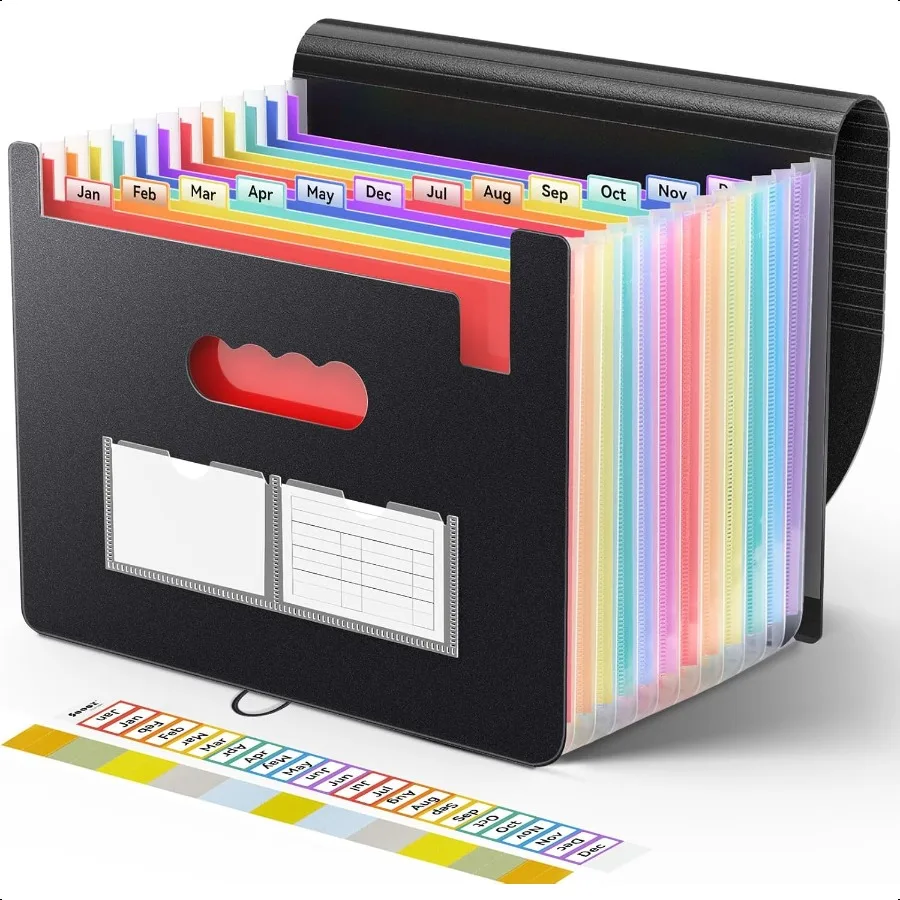 Accordion File Organizer 13 Pockets Expanding File Folder Portable Monthly Paper Bill Tax Receipt Organizer Letter A4 Size Docu
Accordion File Organizer 13 Pockets Expanding File Folder Portable Monthly Paper Bill Tax Receipt Organizer Letter A4 Size Docu