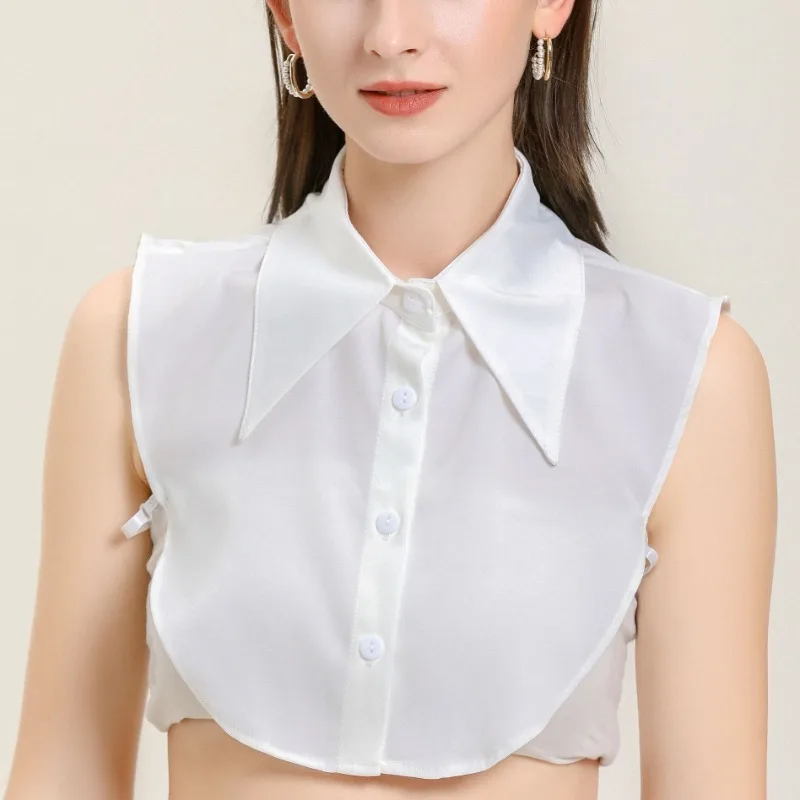 White Big Pointed Collar Women's Fake Collar for Dress Sweaters Decorative Shirt Detachable Collar High Quality Accessories
White Big Pointed Collar Women's Fake Collar for Dress Sweaters Decorative Shirt Detachable Collar High Quality Accessories