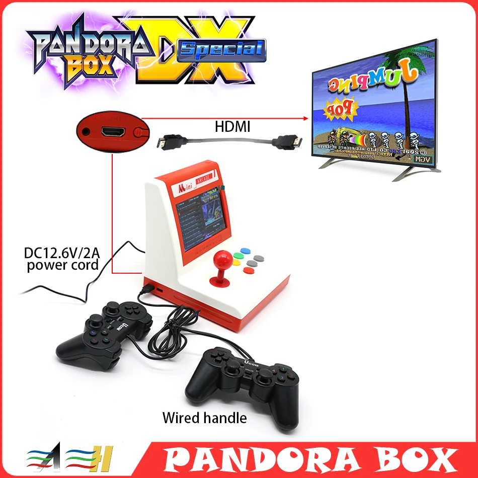 Новинка 2024 г., Pandora Box DX Special 5018 в 1, игровая Ретро консоль для аркадных игр, 7-дюймовый HD-видеовыход HDMI, домашняя игровая консоль для аркадных игр
Новинка 2024 г., Pandora Box DX Special 5018 в 1, игровая Ретро консоль для аркадных игр, 7-дюймовый HD-видеовыход HDMI, домашняя игровая консоль для аркадных игр