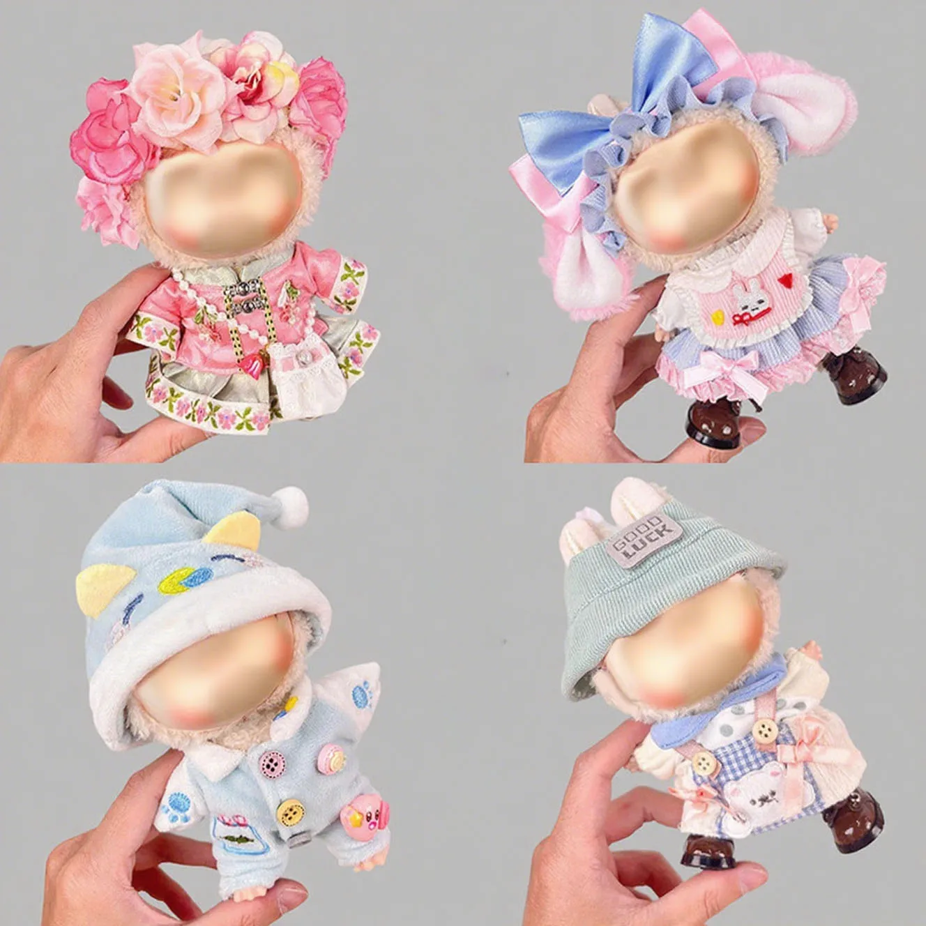 Luxury Clothing Labubu Doll Clothes Hairpin Flowers Princess Dress Design Plush Doll Toy Cute Accessories Cake Party 15-17cm
Luxury Clothing Labubu Doll Clothes Hairpin Flowers Princess Dress Design Plush Doll Toy Cute Accessories Cake Party 15-17cm