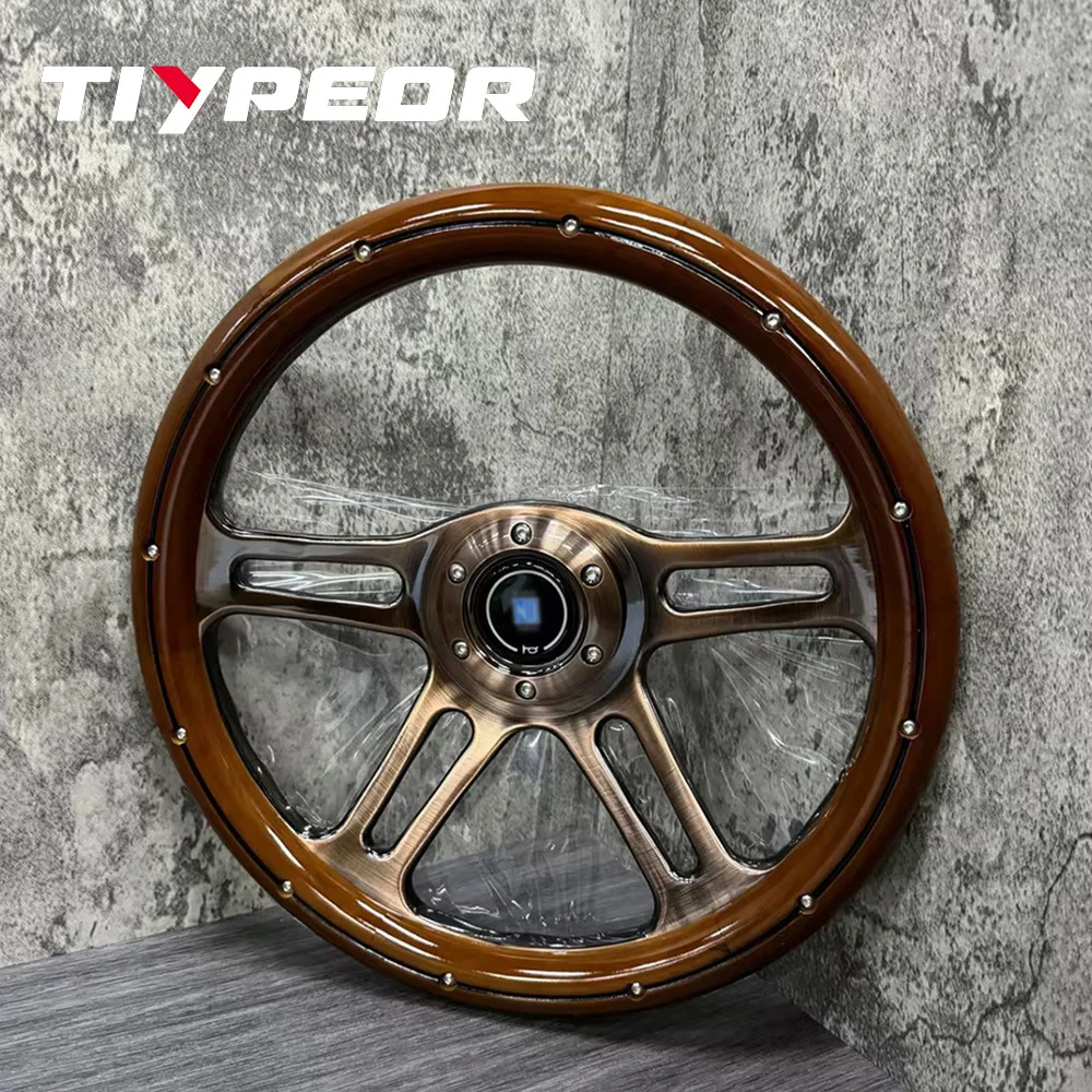 High Quality Vintage Auto Steering Wheel 350MM 14 Inch Solid Wood Racing Game Steering Wheel
High Quality Vintage Auto Steering Wheel 350MM 14 Inch Solid Wood Racing Game Steering Wheel