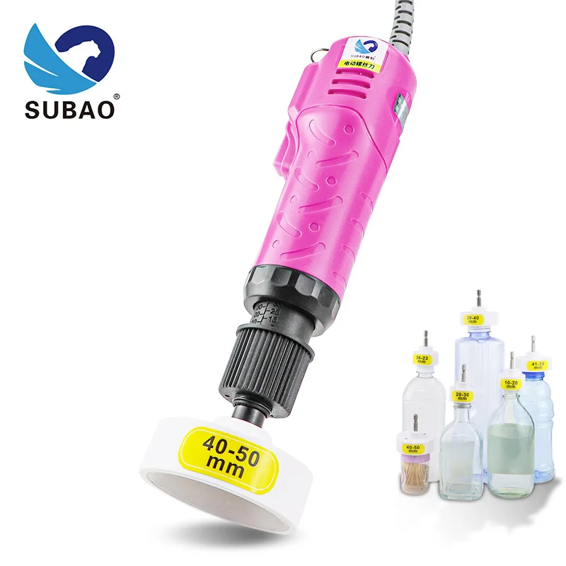 SUBAO 220V Direct Insertion Electric Capping Machine Handheld Capping Machine White Capping Head Bottle Top Locking Tool
SUBAO 220V Direct Insertion Electric Capping Machine Handheld Capping Machine White Capping Head Bottle Top Locking Tool