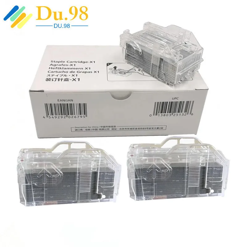 0146C001 Original Staple-X1 for Canon iR ADV 6555i 6565i 6575i 8505i 8585i 8595i C7565i C7570i C7580 Staple Cartridge 1 Box of 3
0146C001 Original Staple-X1 for Canon iR ADV 6555i 6565i 6575i 8505i 8585i 8595i C7565i C7570i C7580 Staple Cartridge 1 Box of 3