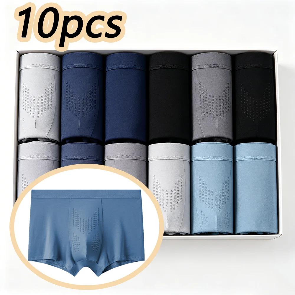10pcs New Men's Underwear Breathable Comfortable Mid Waist Short Pants Fashionable Seamless Comfort Fit Modal Boxer Shorts L-4XL
10pcs New Men's Underwear Breathable Comfortable Mid Waist Short Pants Fashionable Seamless Comfort Fit Modal Boxer Shorts L-4XL