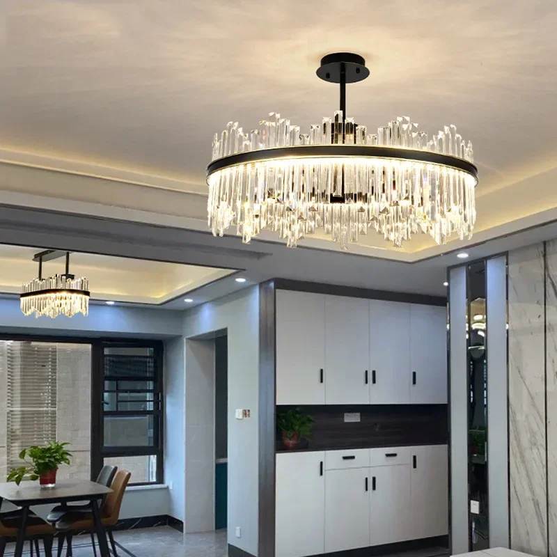 GHEUVNJ Home Luxury Crystal Chandelier, Living Room Light Designer, New Modern and Simple Circular Restaurant, Bedroom Light
GHEUVNJ Home Luxury Crystal Chandelier, Living Room Light Designer, New Modern and Simple Circular Restaurant, Bedroom Light