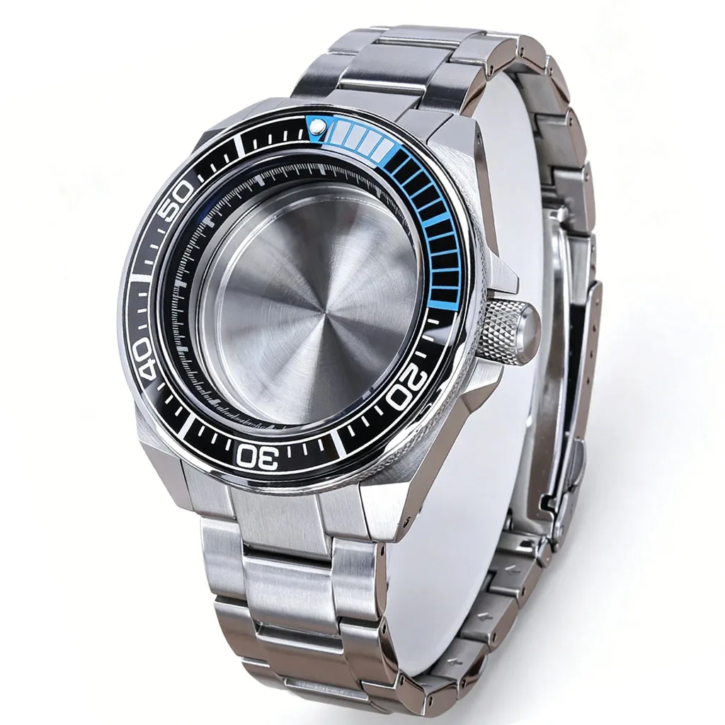 Modified Samurai Diving Watch Case 43.8mm 316L Steel Strap For Seiko NH35 NH36 NH38/34 Movt 28.5mm Dial Sapphire Glass Accessory
Modified Samurai Diving Watch Case 43.8mm 316L Steel Strap For Seiko NH35 NH36 NH38/34 Movt 28.5mm Dial Sapphire Glass Accessory