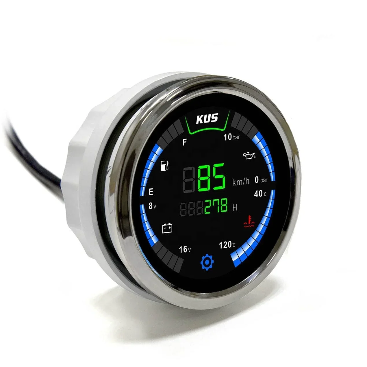 KUS KMG-30T Touch Multifunctional LCD Instrument TFT Gauge with RPM Fuel level Engine temperature Oil pressure Engine work hours
KUS KMG-30T Touch Multifunctional LCD Instrument TFT Gauge with RPM Fuel level Engine temperature Oil pressure Engine work hours