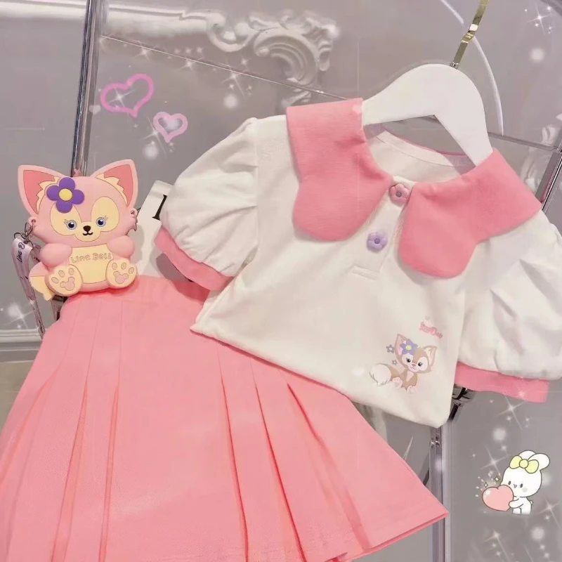 2024 New Girls Suit Summer Short-sleeved T-shirt + Pure Color Pleated Skirt Two-piece Set Outfit Girl Clothes Girl Outfit Set
2024 New Girls Suit Summer Short-sleeved T-shirt + Pure Color Pleated Skirt Two-piece Set Outfit Girl Clothes Girl Outfit Set