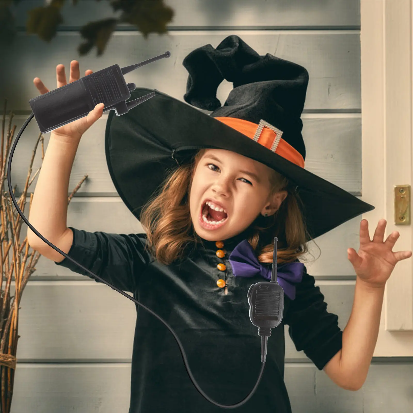 1Set Fake Interphone Halloween Party Game Prop Durable Buckle Design Artificial Walkie Talkie Trick Supply Halloween Props
1Set Fake Interphone Halloween Party Game Prop Durable Buckle Design Artificial Walkie Talkie Trick Supply Halloween Props
