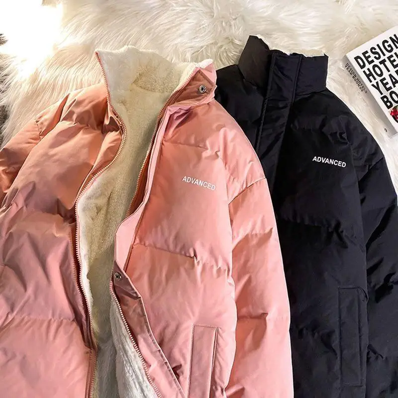 Women's Coat winter autumn Jacket Outerwear Warm Fleece Lined Stand Collar Puffer Thick Streetwear Loose Style Quilted Coat
Women's Coat winter autumn Jacket Outerwear Warm Fleece Lined Stand Collar Puffer Thick Streetwear Loose Style Quilted Coat