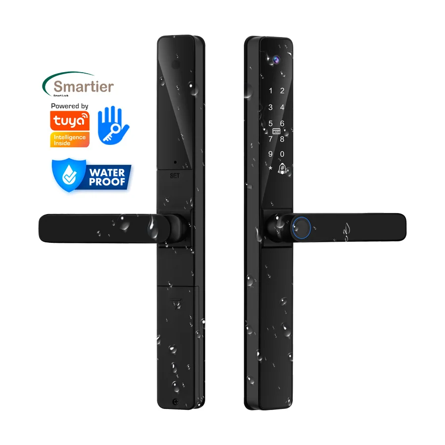 002 Smartier Outdoor Fingerprint Smart Door Lock With Tuya App Ttlock Waterproof Digital Lock
002 Smartier Outdoor Fingerprint Smart Door Lock With Tuya App Ttlock Waterproof Digital Lock