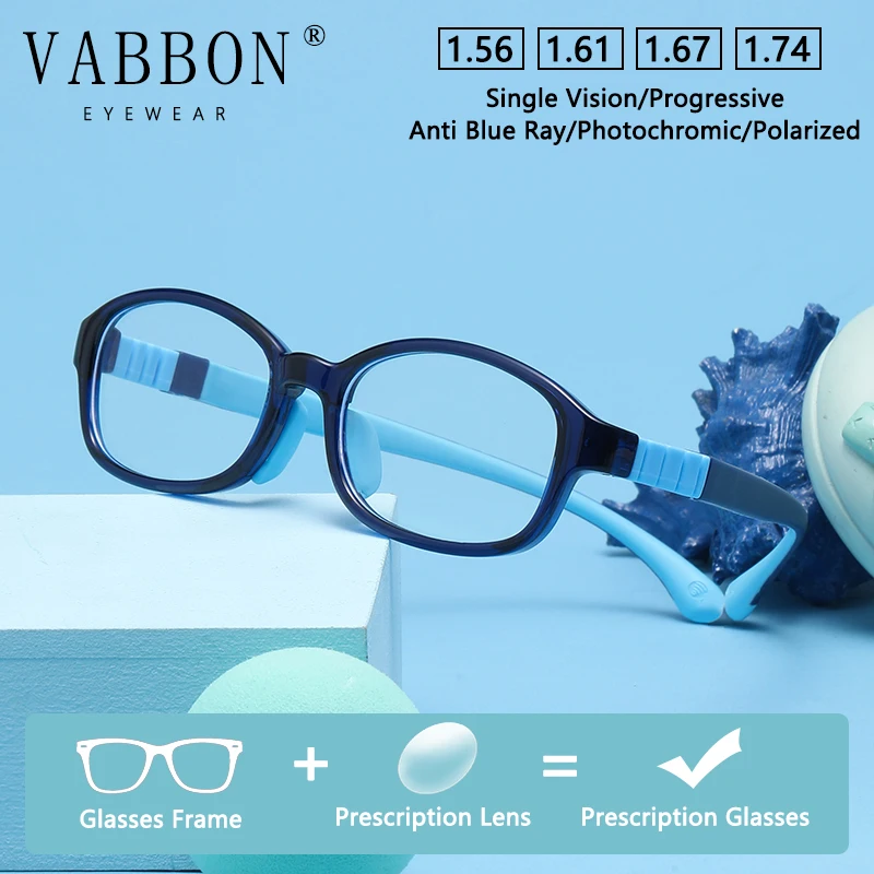Vabbon Высококачественные очки по рецепту с защитой от синего света 6-16 лет Молодежные очки с защитой от радиации Tr Сверхлегкая оправа Фотохромные очки Trd-25
Vabbon Высококачественные очки по рецепту с защитой от синего света 6-16 лет Молодежные очки с защитой от радиации Tr Сверхлегкая оправа Фотохромные очки Trd-25