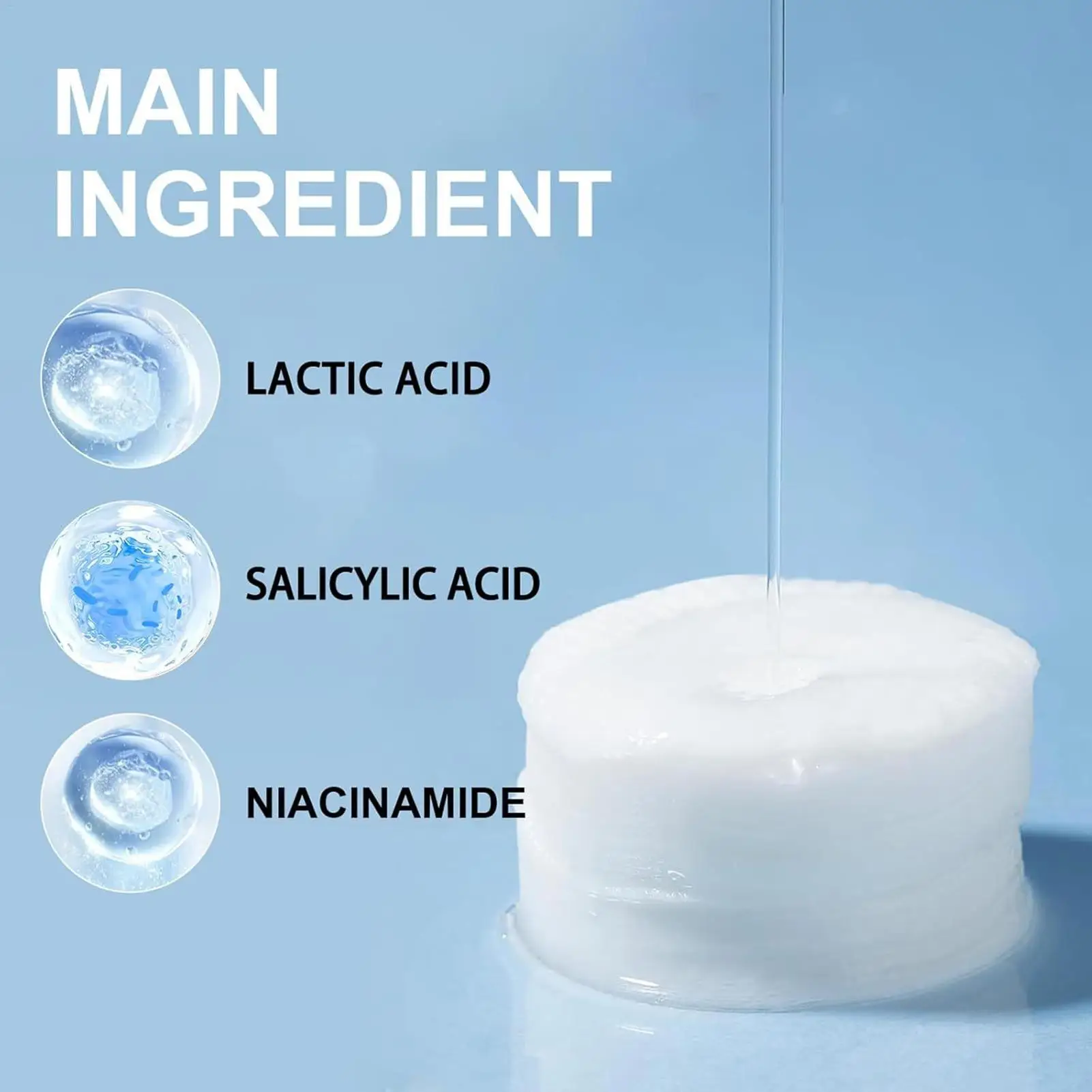 Salicylic Acid Pads Shrink Pores Remove Blackheads Dead Skin Acne Repair Exfoliate Moisturizing Facial Pads Remover Rounds Wipes
Salicylic Acid Pads Shrink Pores Remove Blackheads Dead Skin Acne Repair Exfoliate Moisturizing Facial Pads Remover Rounds Wipes