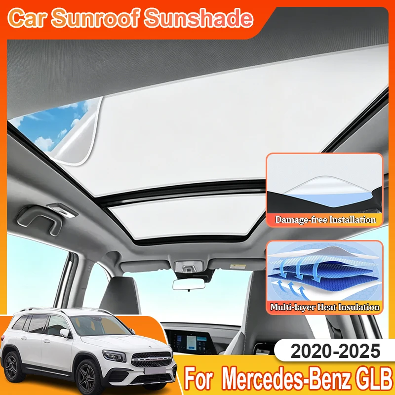 Car Sunshades For Mercedes-Benz GLB X247 MK1 2024 2020~2025 Electrostatic Adsorption Sunroof Accessories Interior Sunshade Roof
Car Sunshades For Mercedes-Benz GLB X247 MK1 2024 2020~2025 Electrostatic Adsorption Sunroof Accessories Interior Sunshade Roof