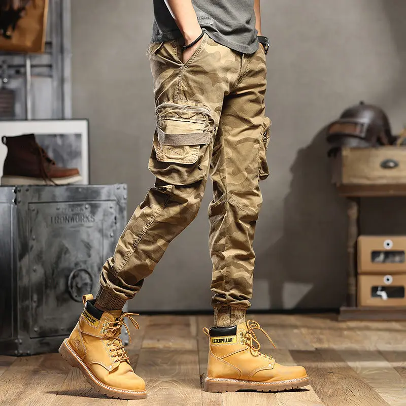 Sweatpants Men Elasticity Cargo Pants Drawstring Multi Pockets Bottoms Casual Jogger Hip Hop Fashion Joggers Male Trousers D125
Sweatpants Men Elasticity Cargo Pants Drawstring Multi Pockets Bottoms Casual Jogger Hip Hop Fashion Joggers Male Trousers D125