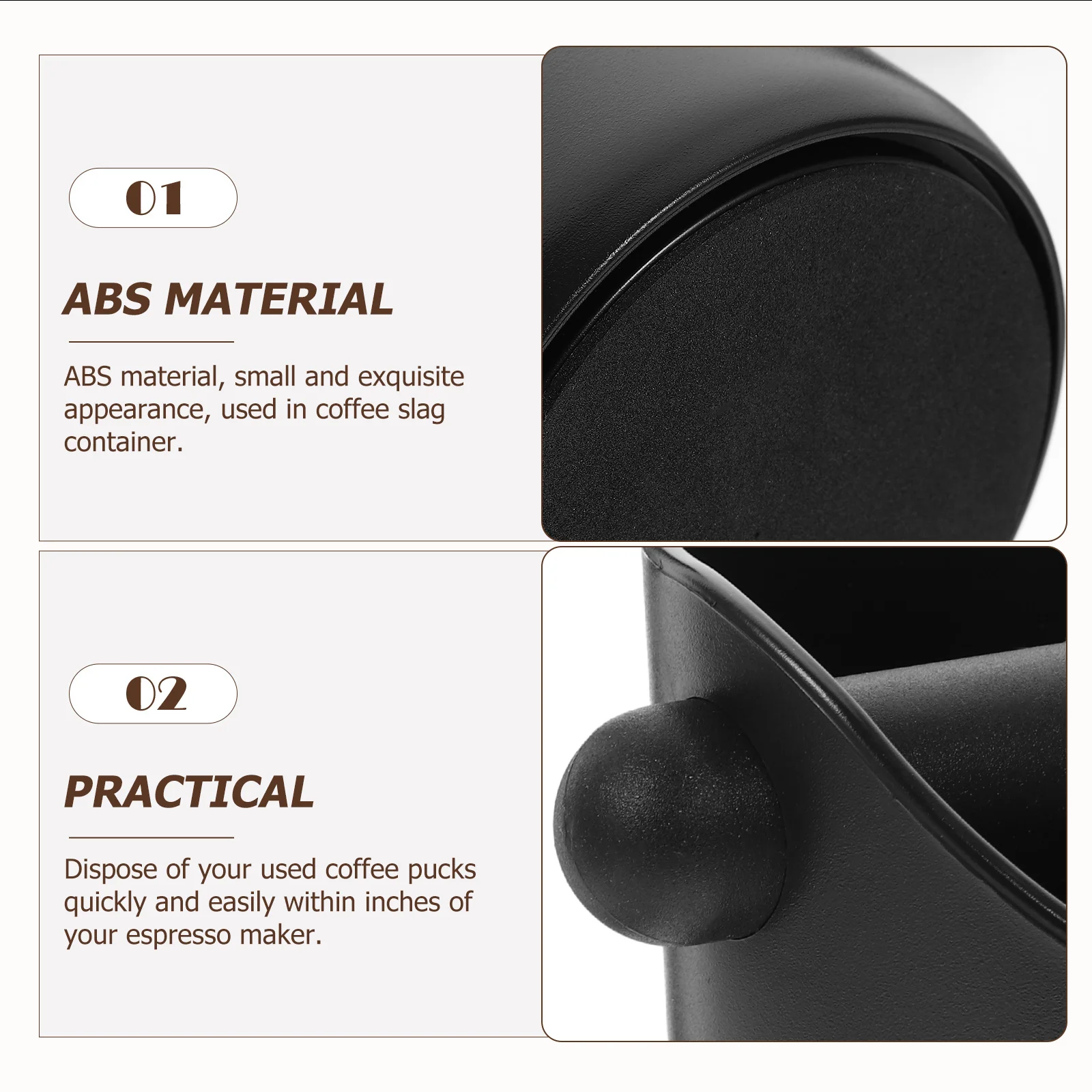 Coffee Knock Holder Non-Slip Bottom Design Espresso Grinding Waster Bin Deep Bowl Easy Clean Home Restaurant Use
Coffee Knock Holder Non-Slip Bottom Design Espresso Grinding Waster Bin Deep Bowl Easy Clean Home Restaurant Use