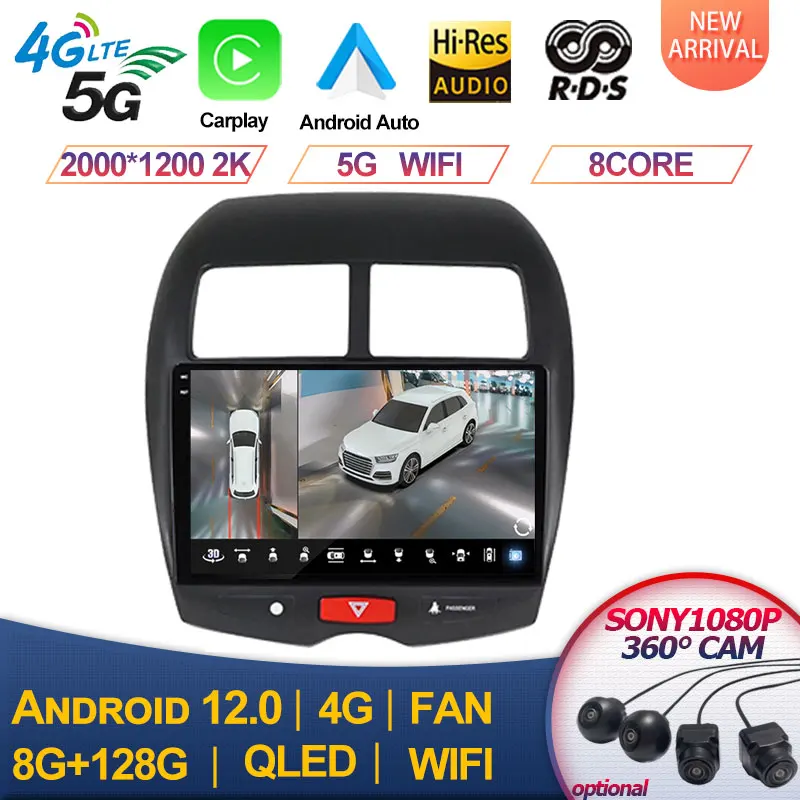 For Mitsubishi ASX 1 2010 2011 2012-2016 Car Radio Multimedia Video Player Android 12 2 din dvd Carplay Navi GPS
For Mitsubishi ASX 1 2010 2011 2012-2016 Car Radio Multimedia Video Player Android 12 2 din dvd Carplay Navi GPS