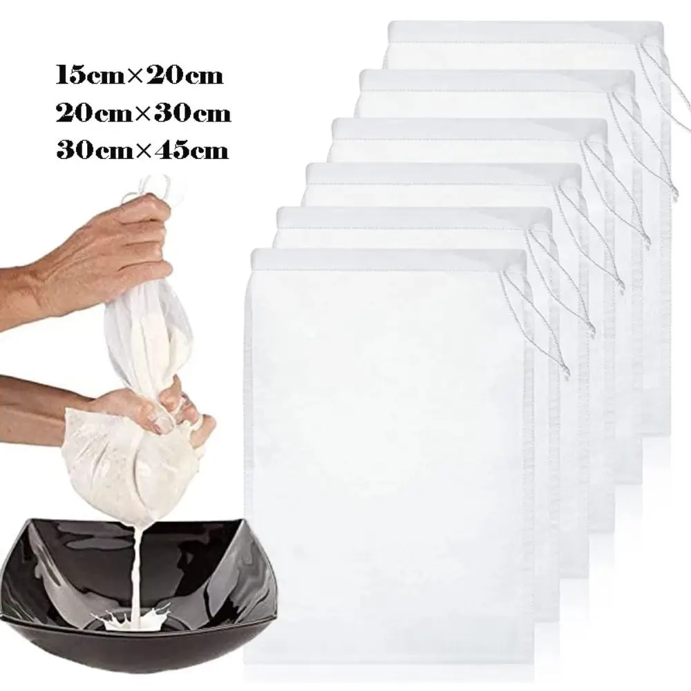 Durable 100 Mesh Soy Milk Filter Bag Reusable Easy Clean Wine Dreg Filter Nylon Collapsible Strainer
Durable 100 Mesh Soy Milk Filter Bag Reusable Easy Clean Wine Dreg Filter Nylon Collapsible Strainer