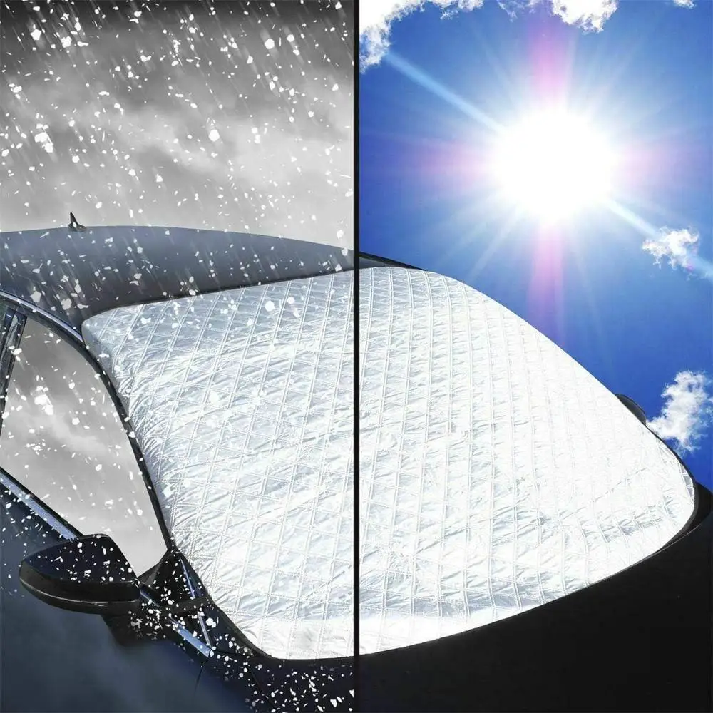 Universal Car Front Windshield Cover Auto Sunshade Snow Ice Protection Cover Winter Summer Windshield Shield 183cm*116cm
Universal Car Front Windshield Cover Auto Sunshade Snow Ice Protection Cover Winter Summer Windshield Shield 183cm*116cm