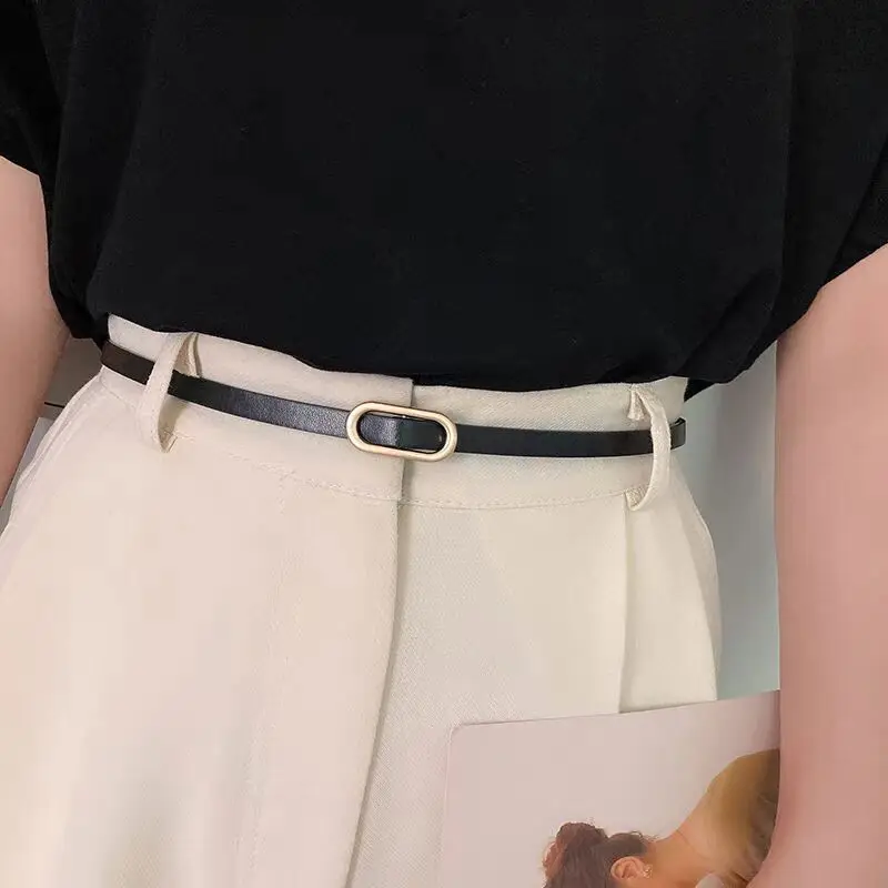 Cowhide knotted thin belt for women, fashionable and versatile genuine leather thin pin buckle belt to decorate skirt
Cowhide knotted thin belt for women, fashionable and versatile genuine leather thin pin buckle belt to decorate skirt