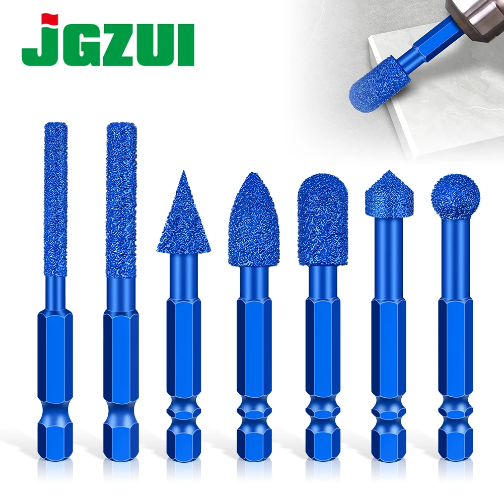 Hexagonal Shank Grinding Head Marble Tile and Stone Grinding Head New Type of Brazing Drilling and Grinding Head
Hexagonal Shank Grinding Head Marble Tile and Stone Grinding Head New Type of Brazing Drilling and Grinding Head