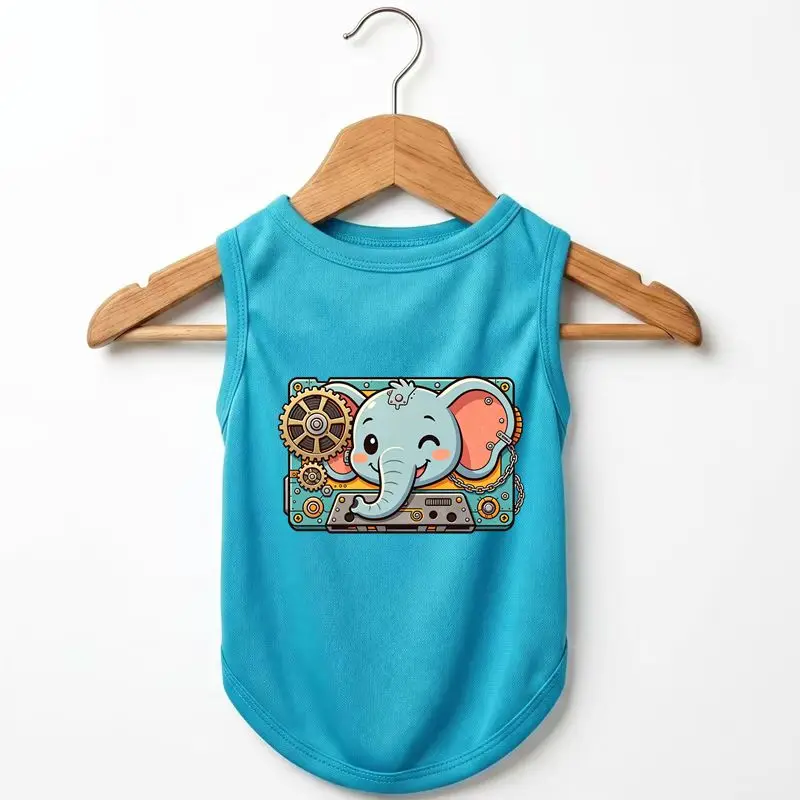 Summer Pet Elephant Cartoon Print Vest
Summer Pet Elephant Cartoon Print Vest