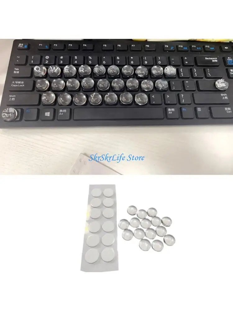 E65E 32Pcs Clear Keyboard Protectors Keycap Height Extenders For Easy Typing
E65E 32Pcs Clear Keyboard Protectors Keycap Height Extenders For Easy Typing