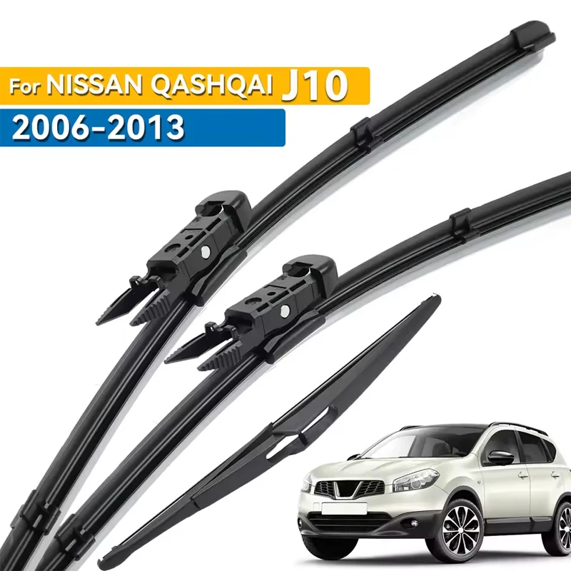 Wiper Front & Rear Wiper Blades Set For Nissan Qashqai J10 2006 - 2013 Windshield Windscreen Window Brushes 24"+15"+12"
Wiper Front & Rear Wiper Blades Set For Nissan Qashqai J10 2006 - 2013 Windshield Windscreen Window Brushes 24"+15"+12"