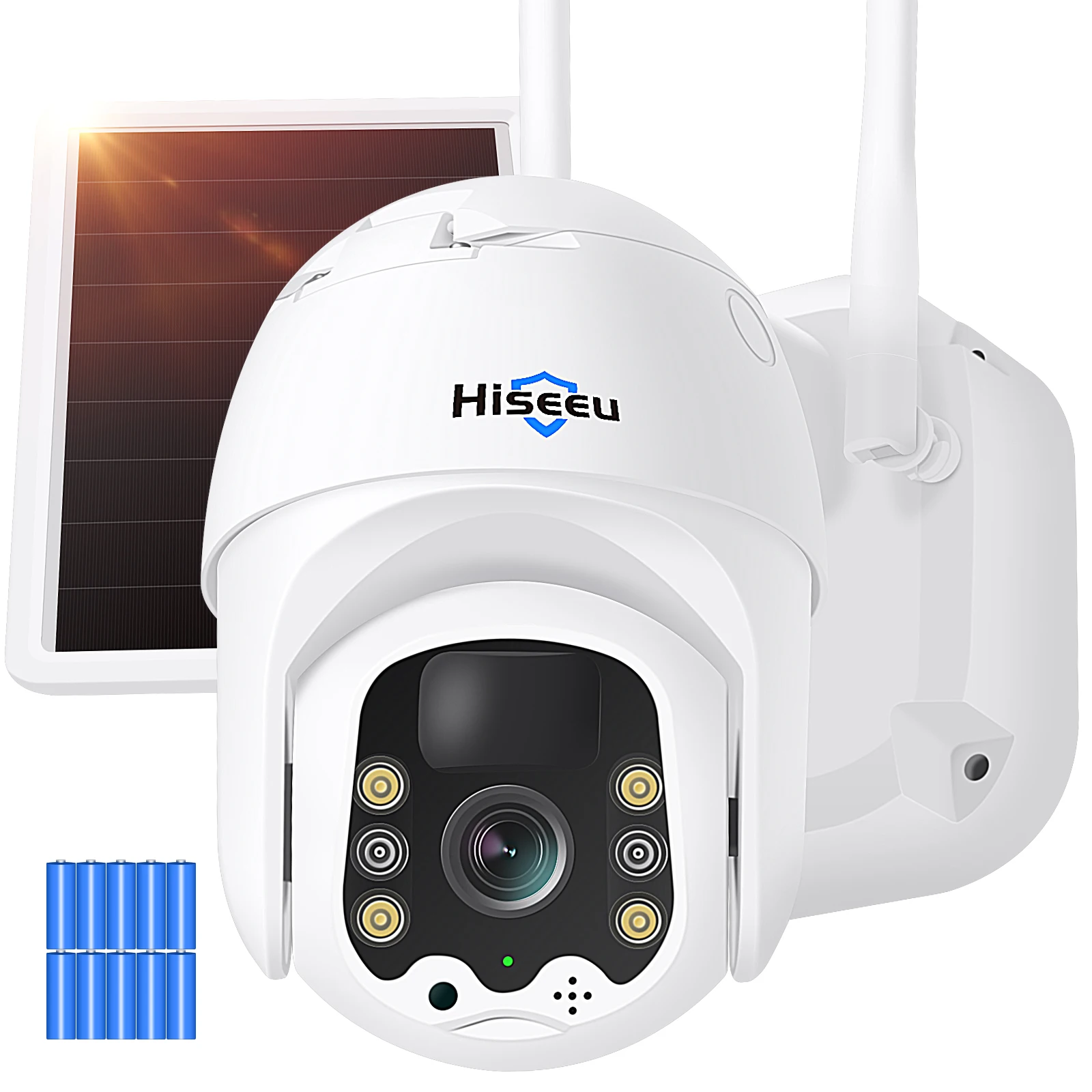 Hiseeu 2K камера безопасности с панорамированием/наклоном/зумом, уличные перезаряжаемые батареи, прожекторы, цветное ночное видение, солнечная PTZ-камера безопасности
Hiseeu 2K камера безопасности с панорамированием/наклоном/зумом, уличные перезаряжаемые батареи, прожекторы, цветное ночное видение, солнечная PTZ-камера безопасности