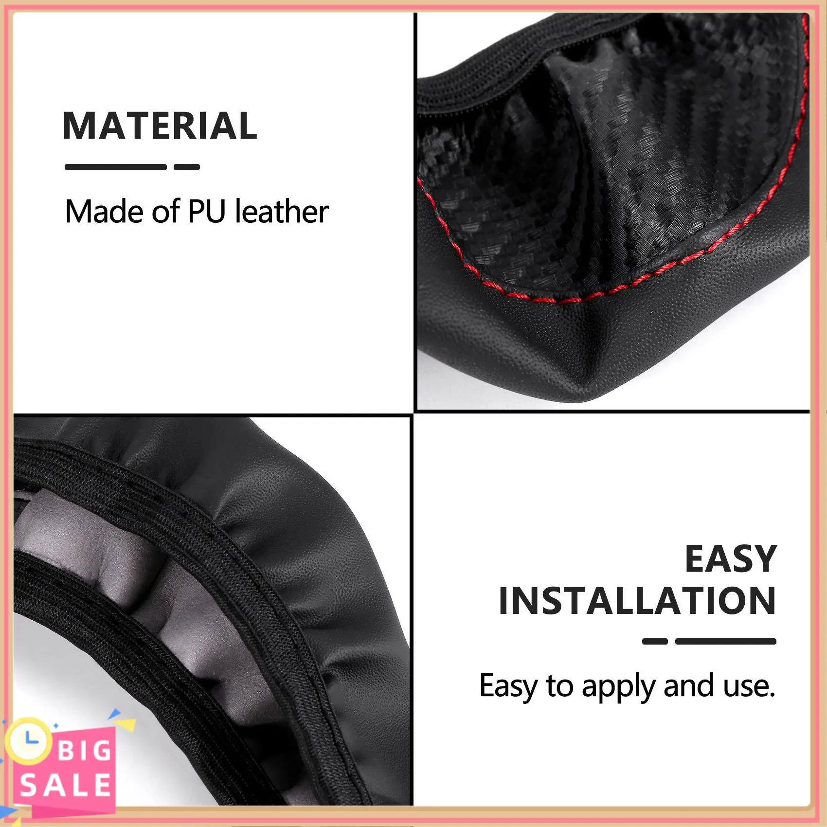Better-Car Steering Wheel Cover Breathable Non-Slip Steering Covers Internal Accessories Suitable For Car Decoration
Better-Car Steering Wheel Cover Breathable Non-Slip Steering Covers Internal Accessories Suitable For Car Decoration