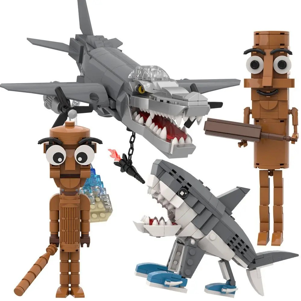 Shark Figurine Tungtungsahur Building Blocks Funny Doll Articulated Tralalero Tralala Figure Ornament Assembly Movable
Shark Figurine Tungtungsahur Building Blocks Funny Doll Articulated Tralalero Tralala Figure Ornament Assembly Movable