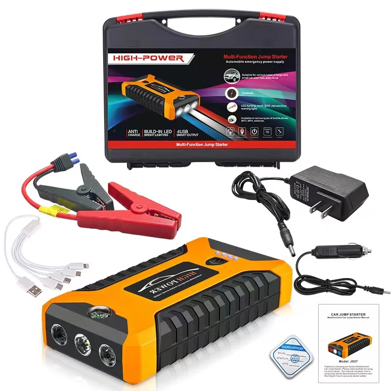 Jump Starter 12v 20000mAh High Power Car Jump Starter Power Bank / Multi-Function Portable Lithium Battery Car Jump Starter
Jump Starter 12v 20000mAh High Power Car Jump Starter Power Bank / Multi-Function Portable Lithium Battery Car Jump Starter